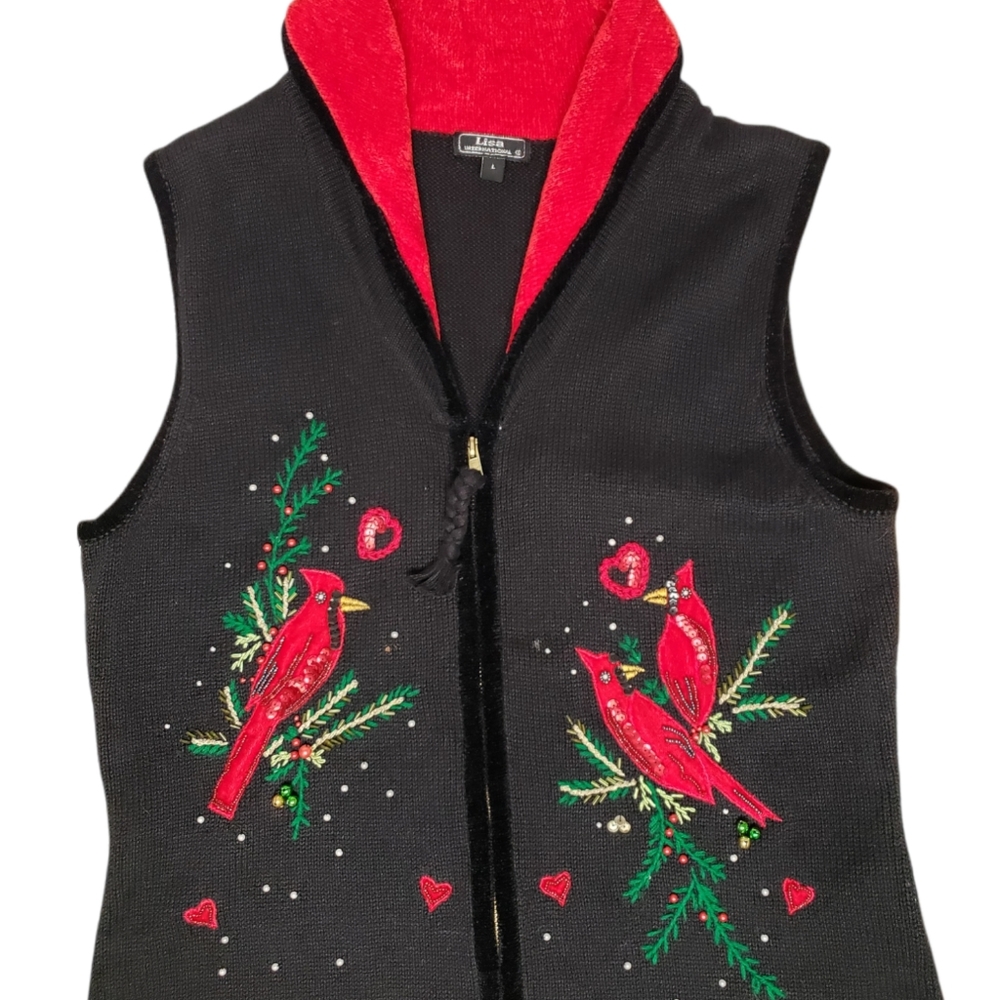 Cardinal Sweater Vest Lisa International L